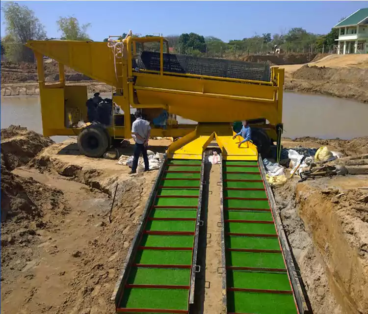 သယ်ဆောင်ရလွယ်ကူသော မိုဘိုင်းလ် ရွှေရောင်ပန်းဆွဲလှည်း