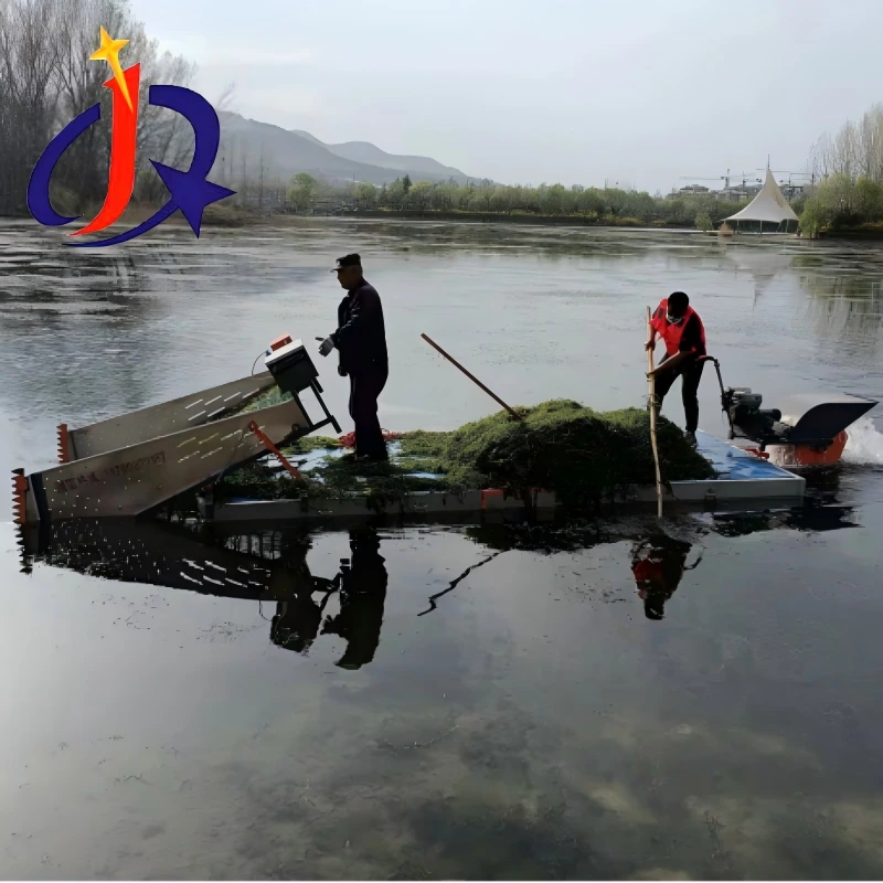 အသေးစား ရေနေ ပေါင်းပင် ရိတ်သိမ်းစက်
