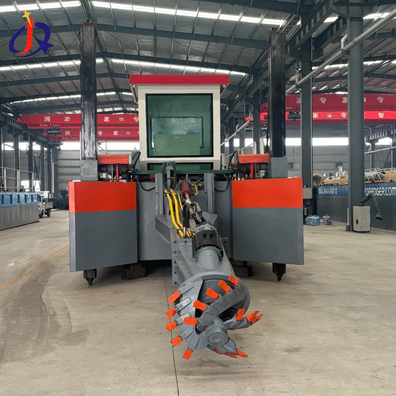 သေးငယ်သော ရေတိမ်ပိုင်းဖြတ်စက် Suction Dredger